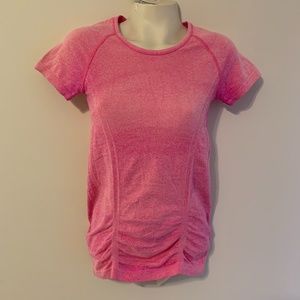 ATHLETA Women's Fast Track Tee Top Pink XS